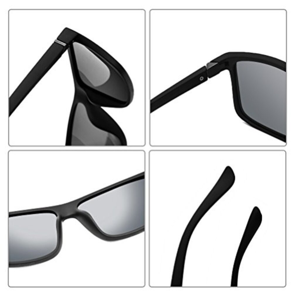 Polarized Rectangular Sunglasses Uv400 Protection… - image 5
